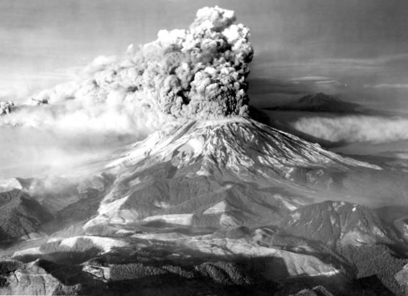 Вулканът Св. Елена - 30 години от изригването / елемент | Полезни ...
